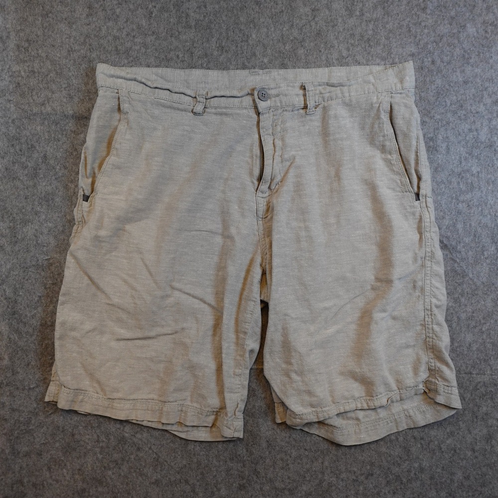 Patagonia Shorts Mens 34 Grey Back Step Hemp Organic Cotton Blend Casual‎ 10"
